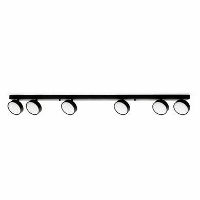 Спотовий світильник Berger 4003-SL-6 Black GX53 max 6x15 Вт