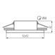 Точечный светильник Berger 3026-DL-1 White & Black GU10 max 1x35 Вт