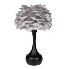 Настольная лампа Berger 7030-TL-1 Black-Gray E27 max 1x40 Вт
