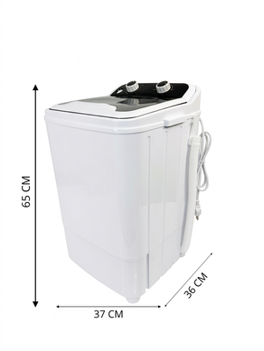 Портативна міні пральна машина Bergs WM-60 White 6кг 260Вт