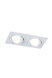 Світильник точковий Berger 3024-DL-2 White GU10 max 2x35 Вт