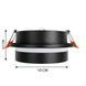 Точечный светильник Berger 3039-DL-1 Black GX53 max 1x13 Вт, &Oslash;105мм h37мм, с 1 акр. кольцом