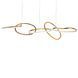 Люстра Berger 7017-PL-70 Gold LED 70 Вт 3000K