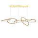Люстра Berger 7017-PL-70 Gold LED 70 Вт 3000K