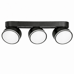 Точечный светильник Berger 3037-DL-3 Black GX53 max 3x13 Вт, &Oslash;82мм h84мм, с 1 акр. Кольцом