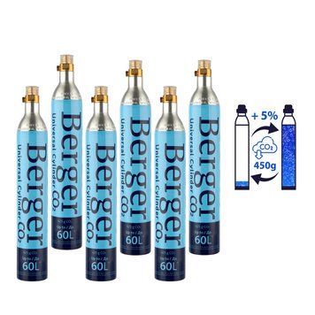 Обмен шести баллонов Berger/Sodastream CO2 6x450g (Газ)