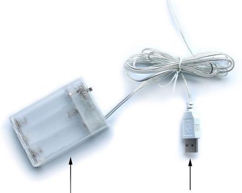 Настенный светильник Arnolux Бокал 417-74-BL Синий LED 1,9Вт, USB+3xAA battery, 14,5*25,5см
