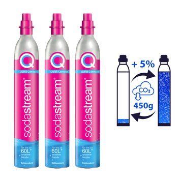 Обмен трех баллонов Sodastream Quick Connect CO2 3x450g (Газ)