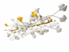 Люстра Berger 7031-PL-6 Gold G9 max 6x10 Вт 120x40см H30см