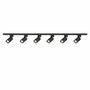 Стельовий світильник Bergs 1м + 4 точок GX53 трековий комплект з прямокутним шинопроводом