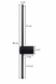Бра Berger 1037-WL-9 Black LED 9 Вт 4000K 60см