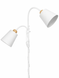 Торшер Bergs 1060-FL-2 White 2*E27 макс 40 Вт, 180см