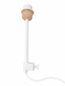 Торшер Bergs 1060-FL-2 White 2*E27 макс 40 Вт, 180см