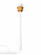 Торшер Bergs 1060-FL-2 White 2*E27 макс 40 Вт, 180см