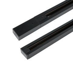 Шинопровод 1-фазный Berger 521S-TR-200 Black 200см Прямоугольный