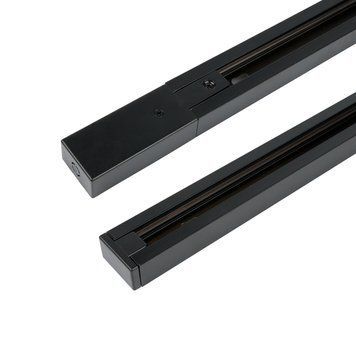 Шинопровод 1-фазный Berger 521S-TR-200 Black 200см Прямоугольный