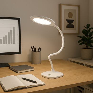 LED настольная лампа USB 9 Вт 4000K &ndash; современное освещение для рабочего стола и спальни