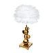 Настільна лампа Berger 7001-TL-1 Gold & White E27 max 1x40 Вт