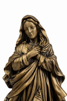 Статуетка Ave Maria Діва Марія бронзова релігійна &mdash; колекційна скульптура, 24 см