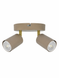 Спотовий світильник Bergs 4004-CL-2 Beige 2*GU10