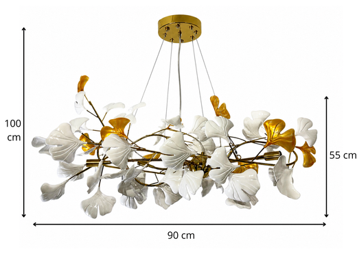 Люстра Berger 7032-PL-6 Gold G9 max 6x10 Вт 95x45см H30см